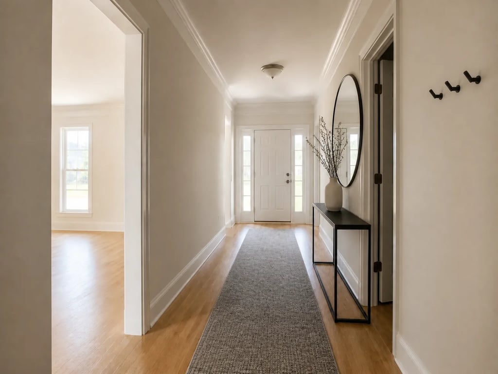 Hallway after virtual staging