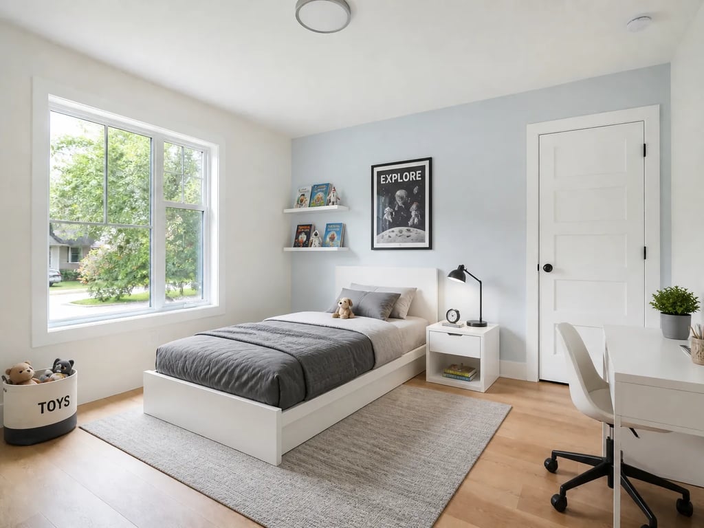 Kids room after virtual staging