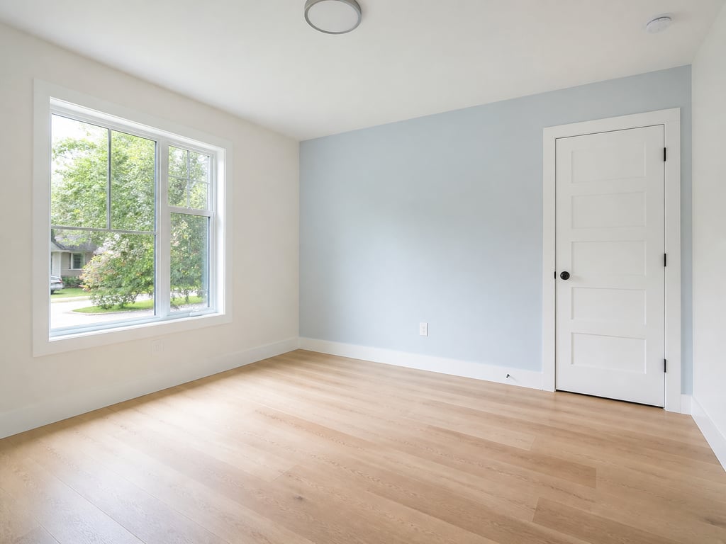 Empty room → Children's room before