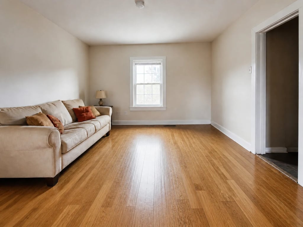After — Hardwood warm