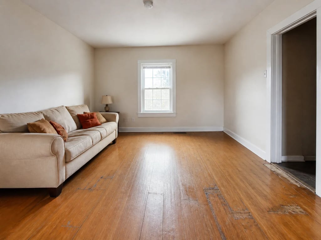 Before — Hardwood warm