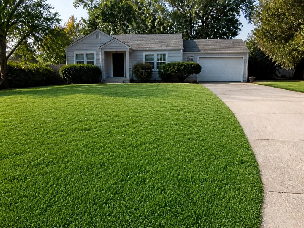 After — Lush green