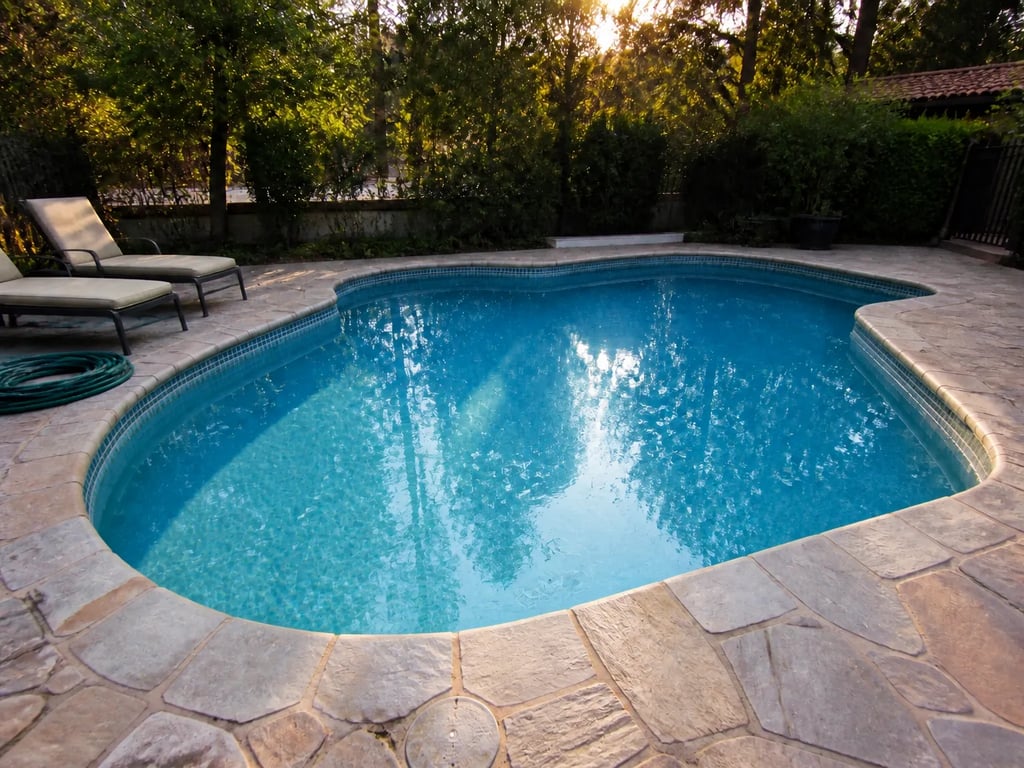 After — Crystal blue