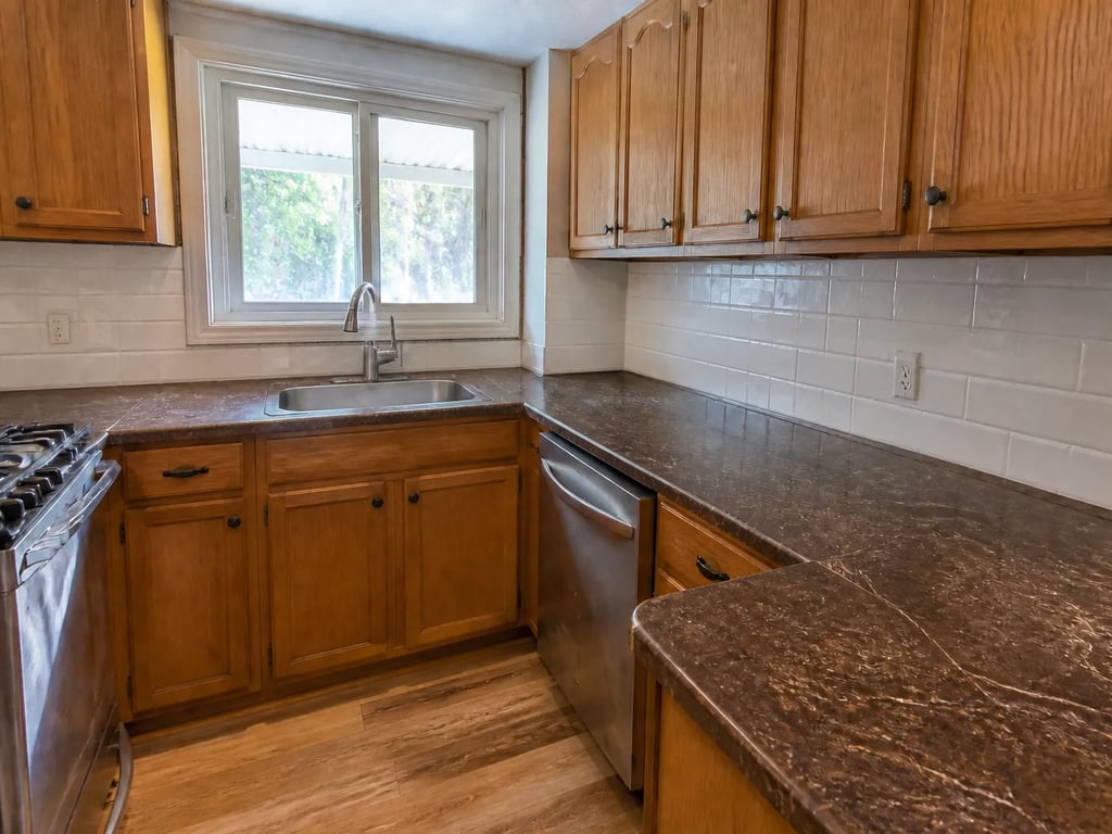 After — Backsplash ceramic tile