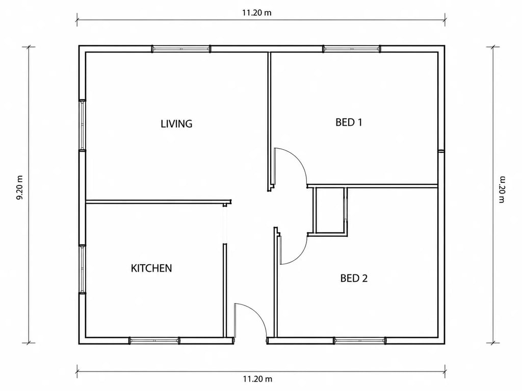 After — Clean 2d labeled