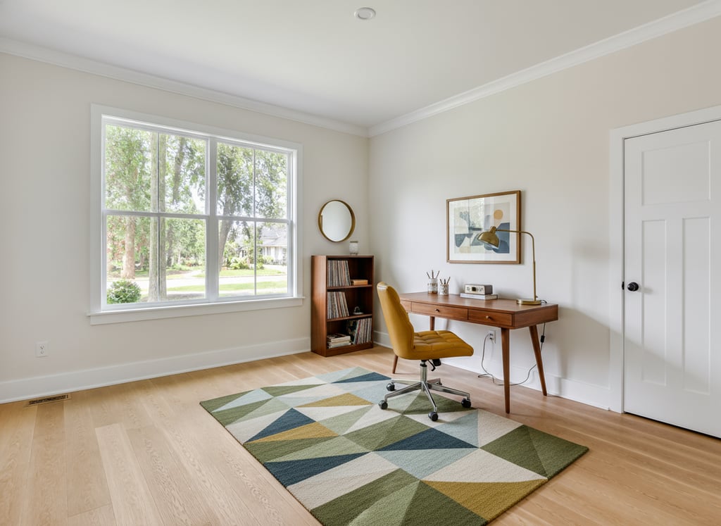 Mid-Century Modern staging example 4 — after