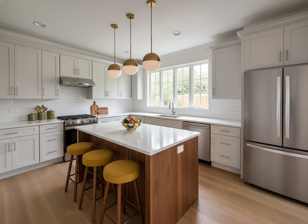 Mid-Century Modern staging example 5 — after