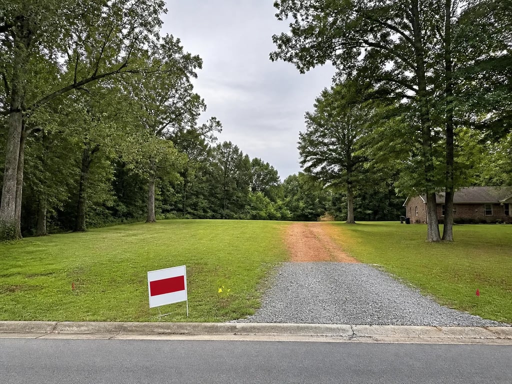 Wooded acreage (before)
