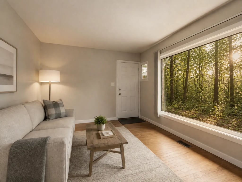 After — Forest golden hour